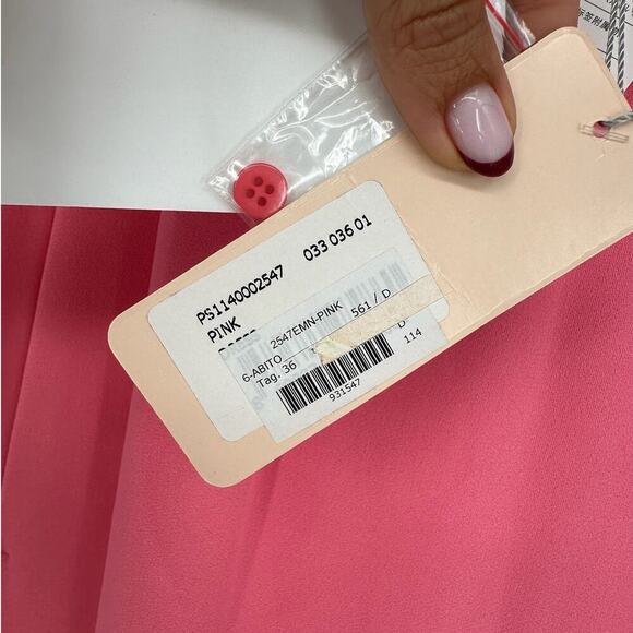 Dice Kayek Pink Beaded Sleeveless Dress NWT - Picture 7 of 9